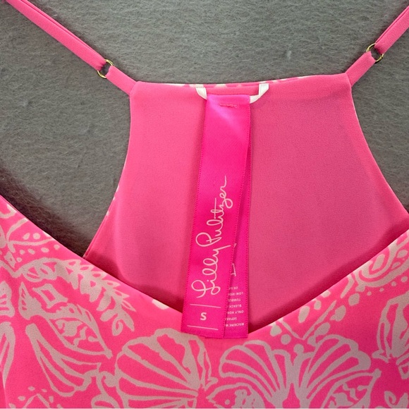 Lilly Pulitzer - women’s spritz Havana pink reversible pink tank v neck top S - Picture 4 of 7